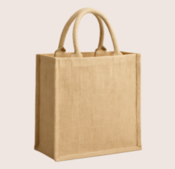 Sustainable Jute Tote Bag – Biodegradable, Durable Shopping and Grocery Bag with Strong Handles, Custom Embroidery and Printing Options, Perfect for Eco-Conscious Consumers